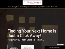 Tablet Screenshot of bobbyfletcherhomes.com